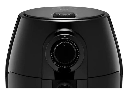 Fritadeira Elétrica sem oleo - Airfryer 4L 8 receitas pré-sugeridas desligamento automatico cesto removivel 1400W EAF30 grafite 220v